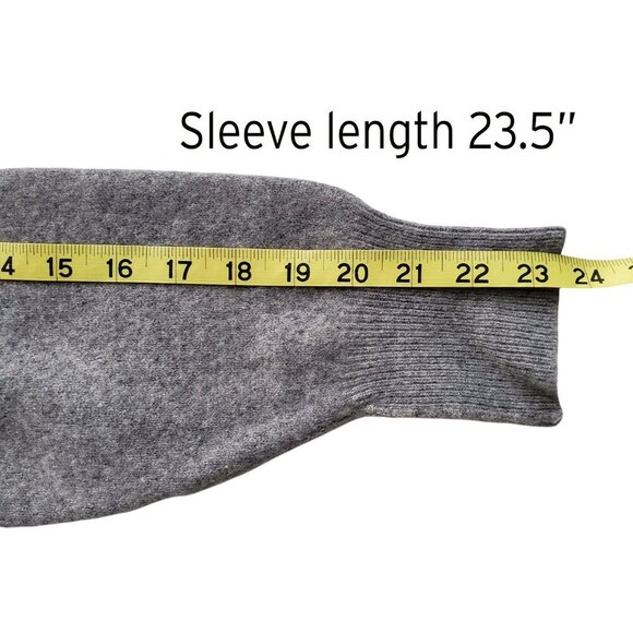 Christian Dior Monsieur Cashmere 2 Ply Gray Long sleeve V-Neck Size M - Picture 8 of 9